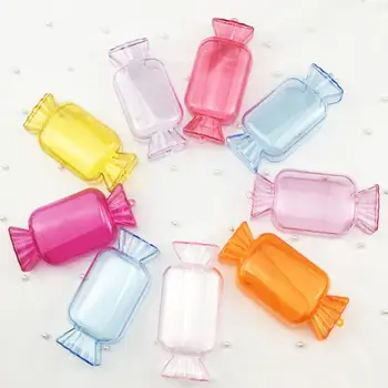 

Plastic Portable Fake Eyelash Storage Box Clear Eyelash Packaging Case Candy Color Lash Storage Container Boxes