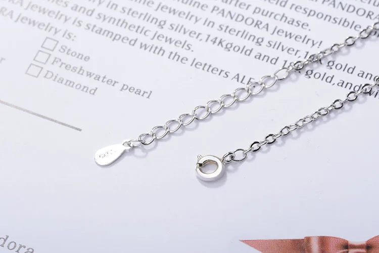 Минималистичный цельный браслет из стерлингового серебра 925 пробы с тонкой цепочкой, маленький круглый Фионит, браслет для девочек, детский браслет SB028