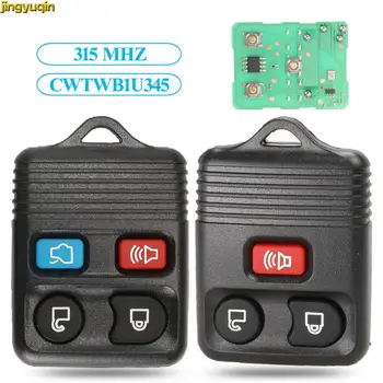 

jingyuqin Remote Car Key Transit 315MHZ For Ford Mazda Remote Control Keyless Entry Fob Clicker Transmitter 3/4 Button