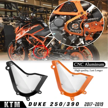 

For KTM DUKE 250 390 CNC Aluminum Front Sprocket Guard Chain Cover Protector 2017 2018 2019 Duke250 Duke390 Accessories
