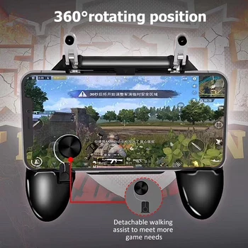 

W11+ PUGB Mobile Joystick Gamepad Metal L1R1 Shooter Joystick for IOS Android Mobile Phone Mobile Game Controller Free Fire PUBG