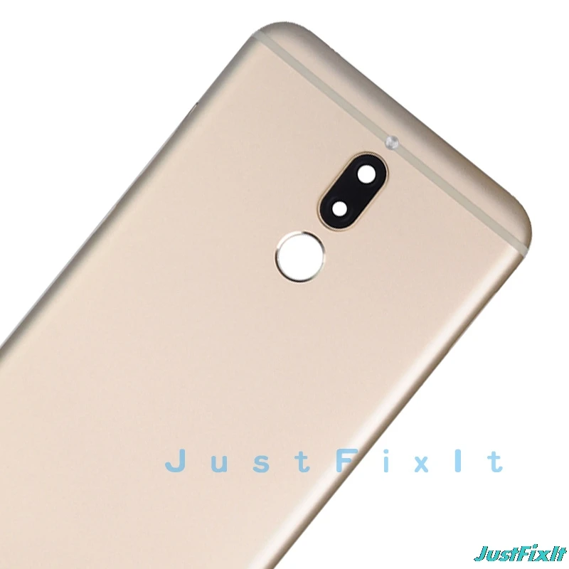 Для HUAWEI Mate 10 Lite задняя крышка батарейного отсека, корпус для Nova 2i, металлическая дверная камера, запчасти для ремонта стеклянных линз