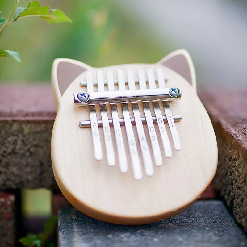 Xiaomi Mijia Vvave 8 sound floating Kalimba birch veneer material cat Shu ease pressure easy to learn children adults game gift