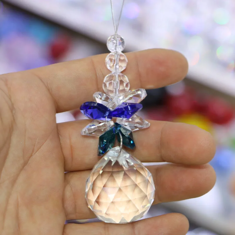 1 шт. подвесная чакра Suncatcher 30 мм 40 кристалл фэн шуй шар украшение оконный орнамент
