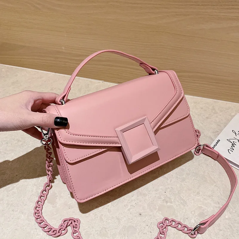 

Small Bag For Women 2020 Spring New Crossbody Bags Candy Color Chain Bag Fashion Handbag bolso mujer