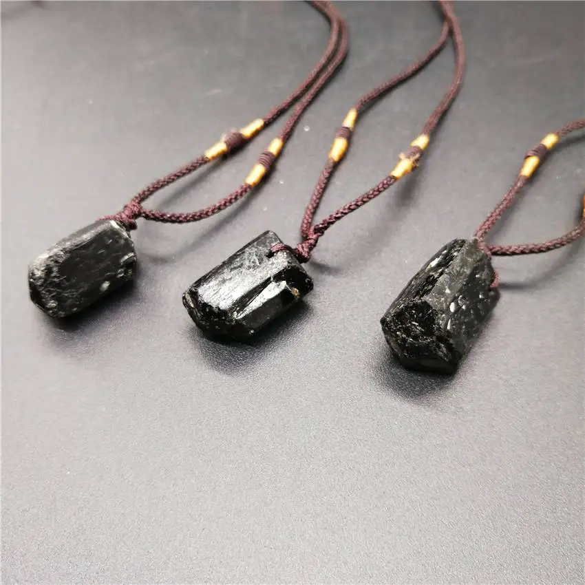 Новый продукт в форме лепестков с 99% натуральный черный турмалин камень кулон