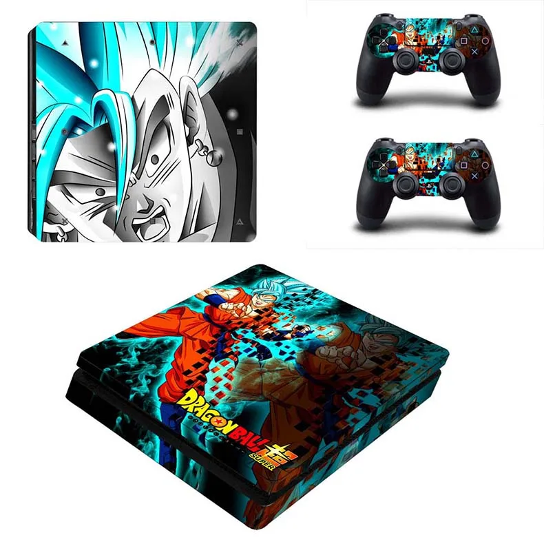 PS4 тонкие наклейки Dragon Ball Super Play station 4 тонкие Стикеры для playstation 4 Slim консоль и контроллер