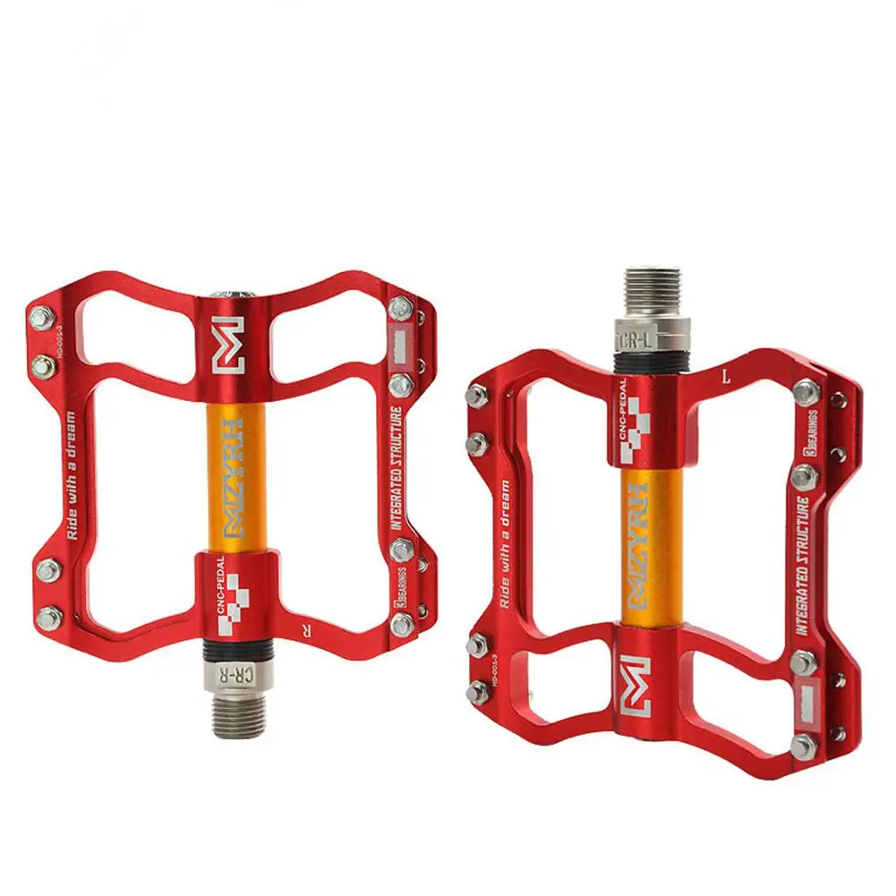 Red gold GloryStar, педали для велосипеда, сверхлегкие, алюминиевый сплав, BMX, MTB, педали для горного велосипеда, 6061, алюминиевый сплав - Цвет: Red gold