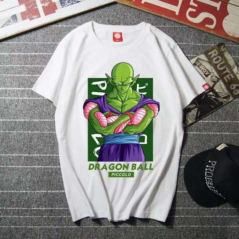 Мужские высокого качества с рисунком Совы дракона Z мяч сын Goku vegeta Buu из хлопчатобумажной ткани с принтом Harajuku футболка с изображением якоря Детская короткая футболка с героями из японского аниме «смешные футболки - Цвет: G