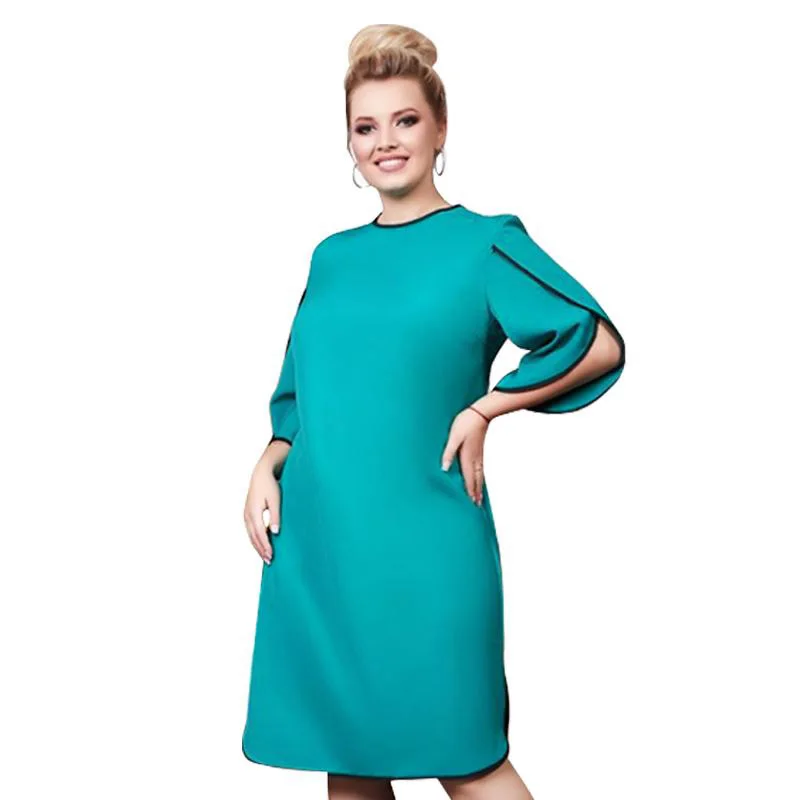 5XL 6XL, женское платье, Осеннее, плюс размер, повседневное, офисное, для девушек, для работы, облегающее, повседневное, элегантное, вечерние, большой размер, женское платье