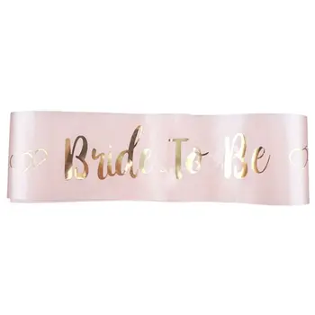 

Simple Bridal Etiquette Bachelor Bridesmaid Shoulder Strap Pink Party Celebration Single Lady Night Belt