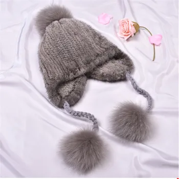 

Fashion New Quality And Quantity Of A Variety Of Rex Rabbit Fur Women's Hat Real Fur Hat Ladies Winter Out Warm Color Hat.
