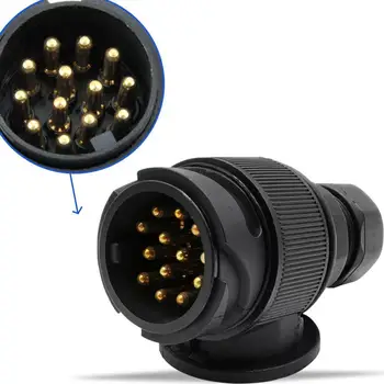 

13 Pin To 7 Pin Plug Adapter Car Trailer Truck Caravan Towbar Socket Converter Car plug and socket