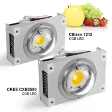 CREE CXB3590 светодиодный Grow Светильник 3000k 3500k 5000k 100W Citizen 1212 для сельскохозяйствнных ламп для Крытый расти палатку Теплицы гидропонических растений