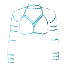 Панковский пояс на бретельках, бюстгальтер, ремни на плечо, женское белье, ремень на подтяжках размера плюс, эластичный сексуальный бандаж, топ для фестиваля, танцев