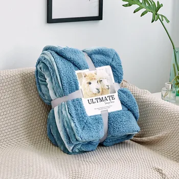 

Super Soft Blanket Aircraft Office Living room Use Double Thick Flannel Blanket Coral Fleece Blanket Flannel Travel Blankets