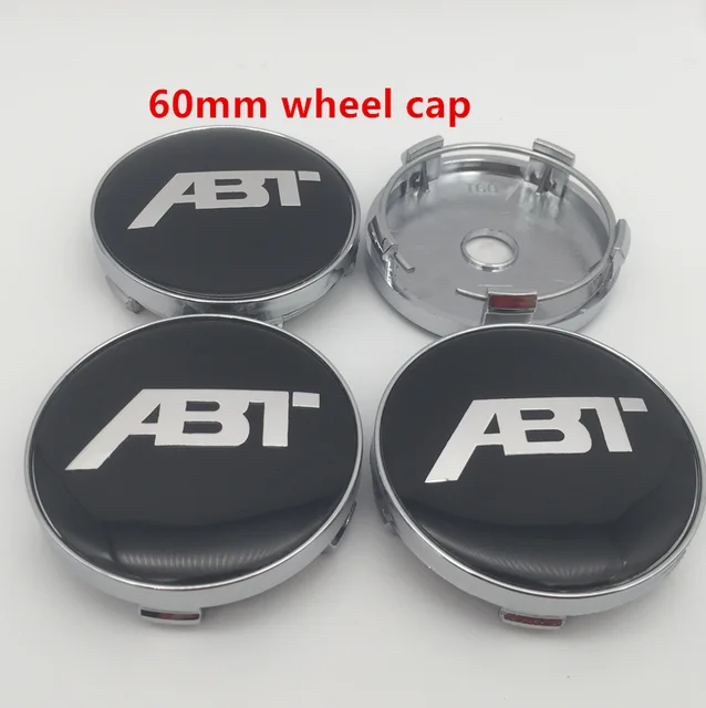 4 stücke ABT Nabendeckel 56mm 60mm 65mm 68mm Auto Rad Kappe