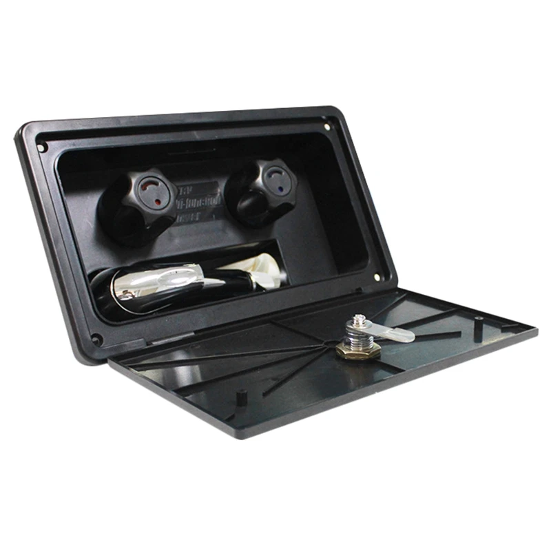 RV Exterior Shower Box Kit with Lock Boat Marine Camper Motorhome
