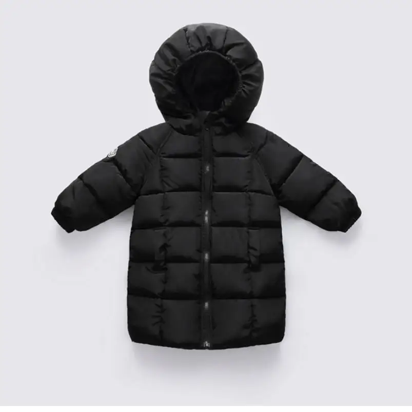 2020 г. Новая зимняя модная детская куртка пуховик для девочек Детская с капюшоном