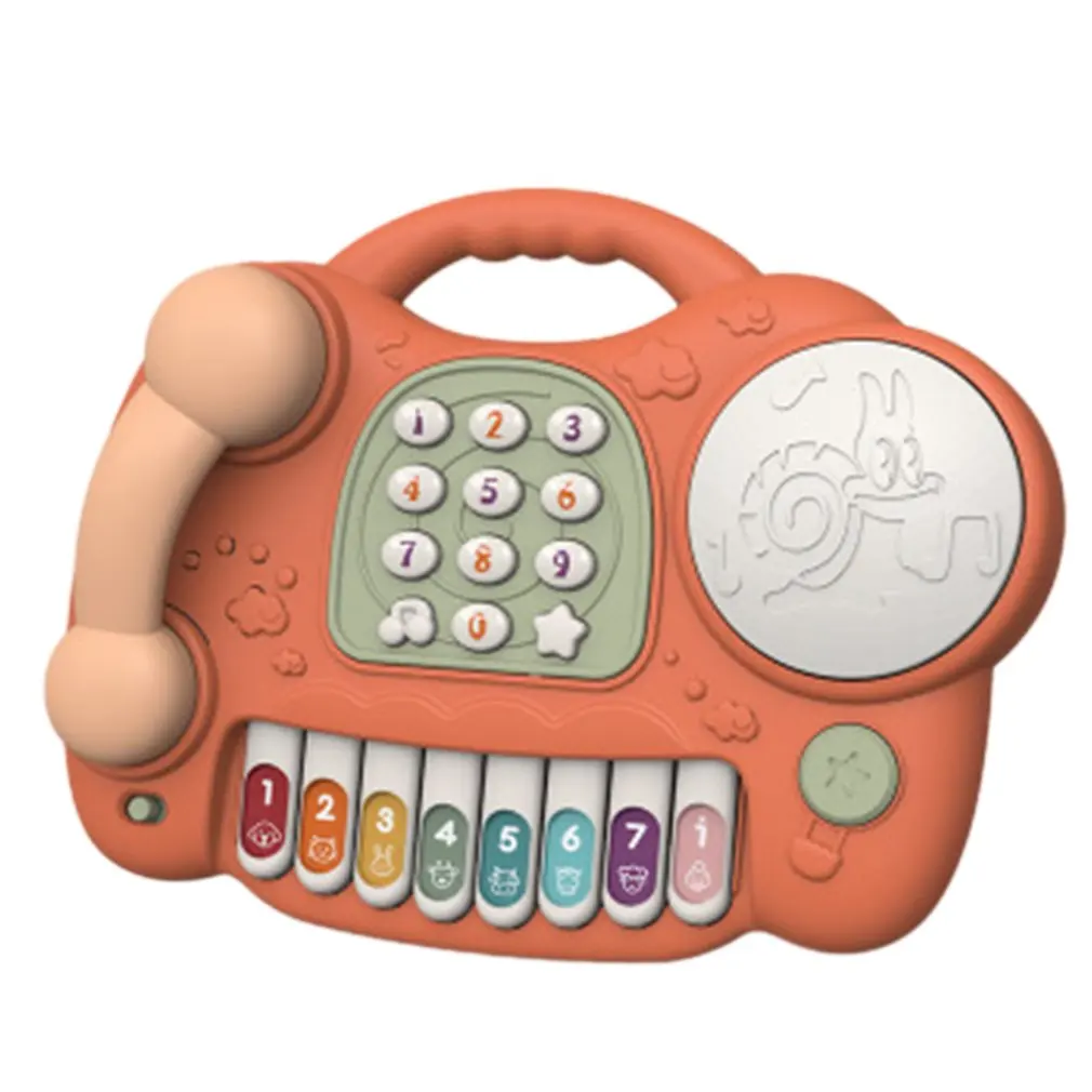 

Electronic Toy Phone Kid Mobile Phone Cellphone Telephone Educational Learning Toys Music Baby Infant Gift