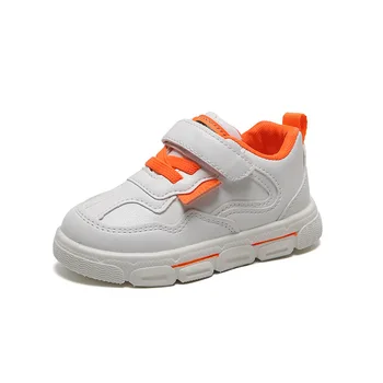 

2020 Spring Autumn Children's Sneakers Casual Soft Leather Shoes Boy Girls Non-Slip Kids Flats Toddler Fashion Board Shoes 2.5