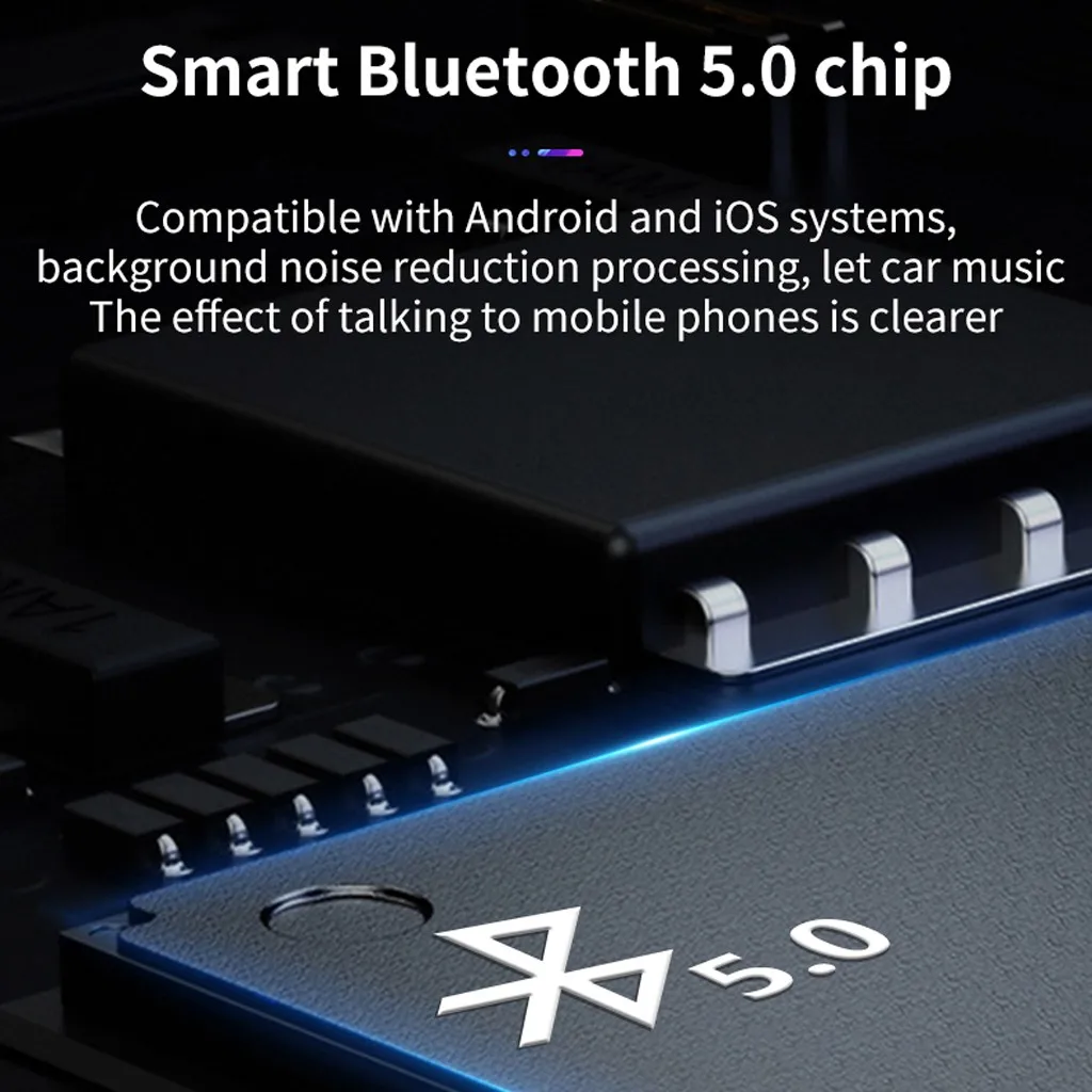 Fm-передатчик Bluetooth радио передатчик адаптер Bluetooth MP3 автомобиль 1.77in цветной экран QC3.0 сенсорная кнопка музыкальный плеер