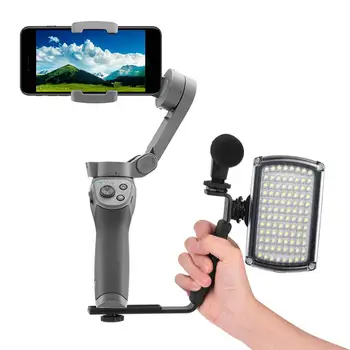 

LED Light For DJI OSMO Mobile 2 3 Zhiyun Smooth 4 Feiyu Moza Expansion Bracket Live Video Gimbal Stabilizer Accessory Kits