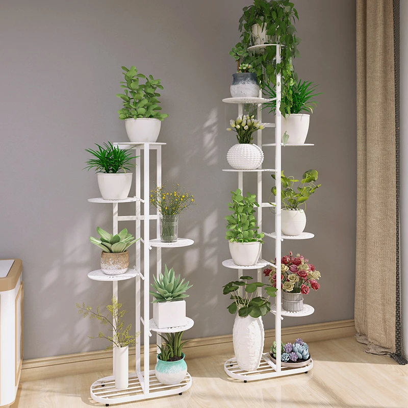 

Living Room Landing Type Multi-storey Flowerpot Frame Room Built-in Flesh And Flesh Chlorophytum Green Luo Potted Plant Frame
