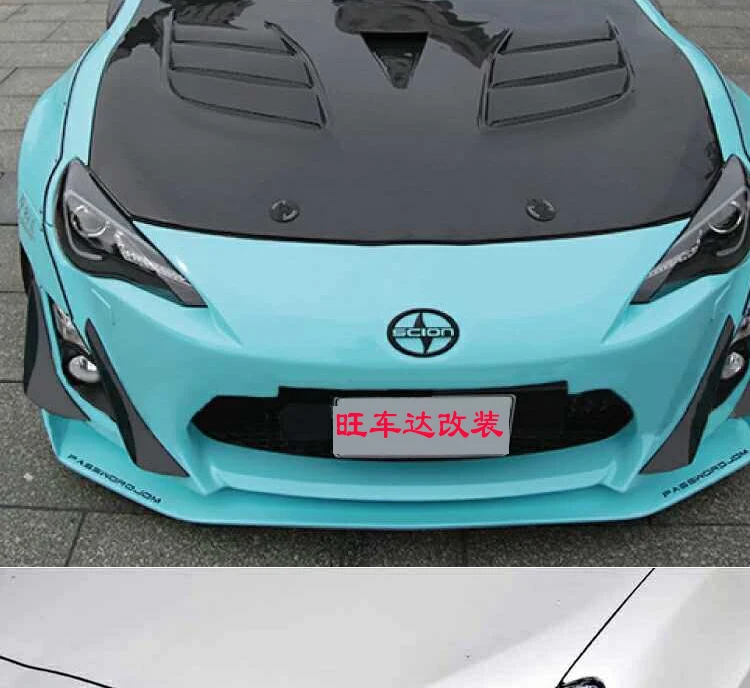 Подходит для Subaru BRZ для TOYOTA 86 Пароль JDM дефлектор передний спойлер/86, BRZ ветер воздушный нож 4 шт. для 1 компл