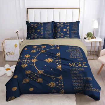 

ONGLYP Luxury Comfortable Bedding Set Duvet Cover with Pillow Case Single Twin Double Full Queen King Bedding Sets Quilt Cover