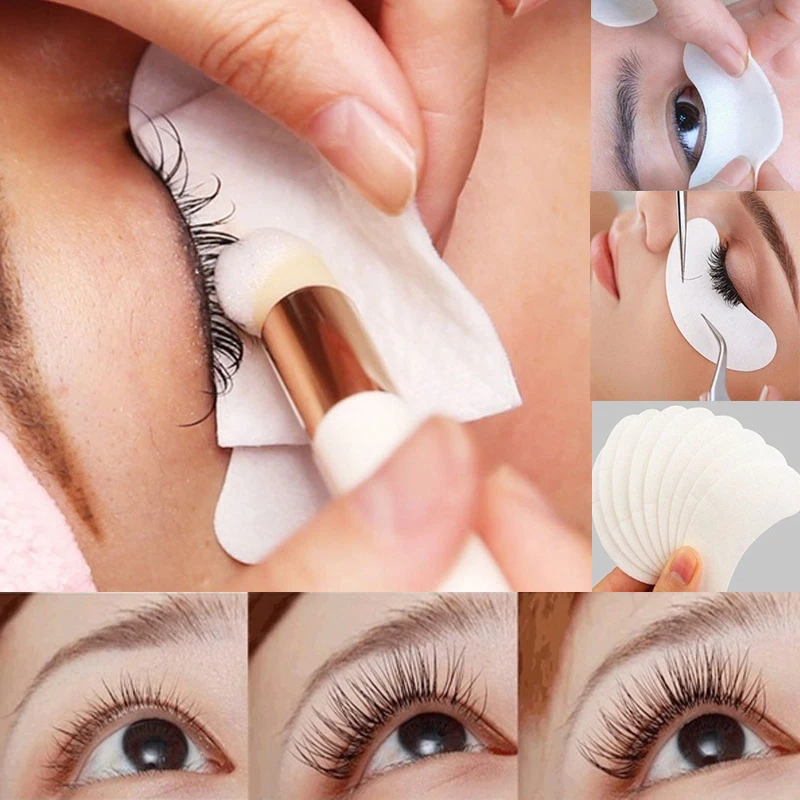 

False Eyelashes 10 Pairs Grafting Eyelash Under Eye Pads For Eyelash Extension Paper Sticker Wraps Clean Eye Lash Pad Gel Patch