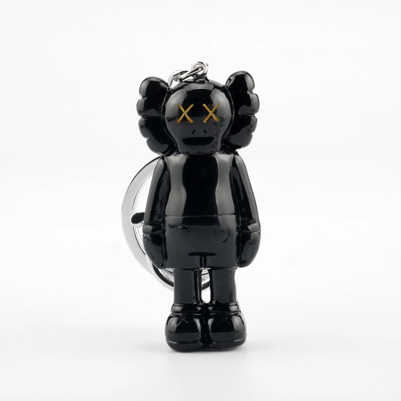 001 black Мультфильм брелок смолы 3D Ститч брелок прекрасный брелок автомобильный брелок для женщин и мужчин брелок llaveros - Цвет: 001 black