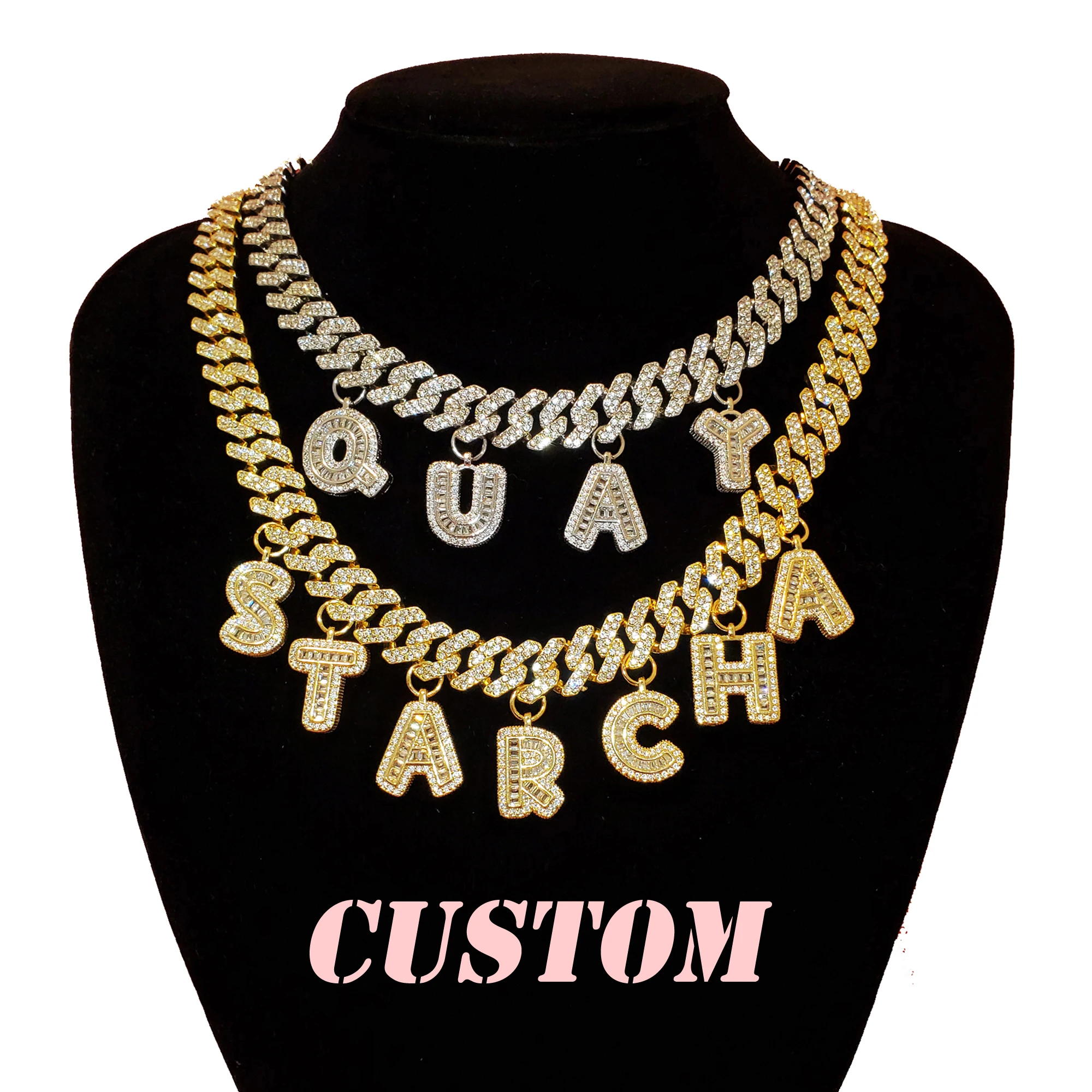 Hot Trendy Customized Letters Necklace Personalised Name Choker Custom Name Necklace, Stunning Custom Jewelry Gift for Her