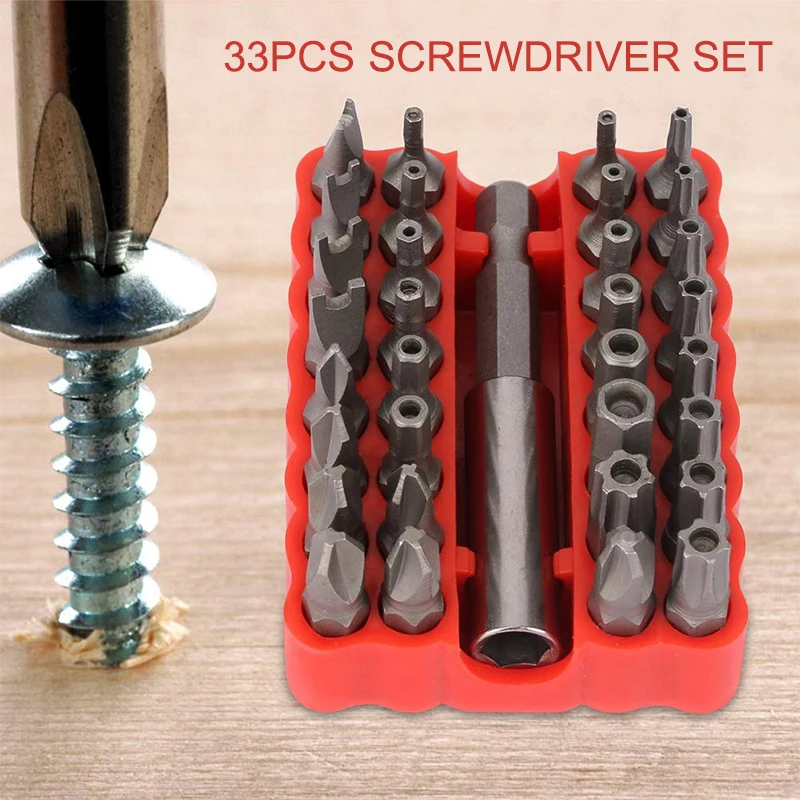 Набор отверток KINDLOV Precision Torx Hex бит Phillips Набор 33 в 1 мульти Parafusadeira Магнитная отвертка держатель ручные инструменты