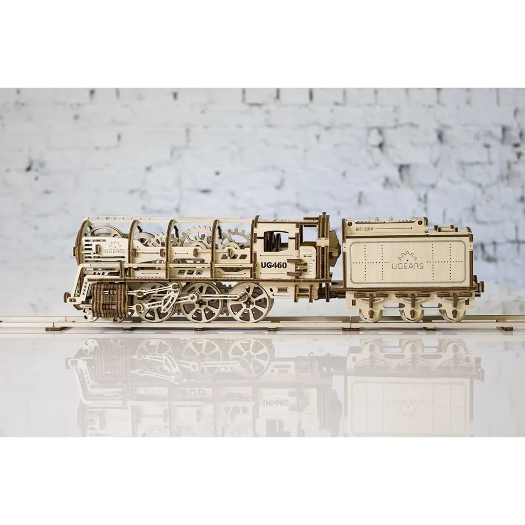 Сборная модель Локомотив с тендером UGEARS