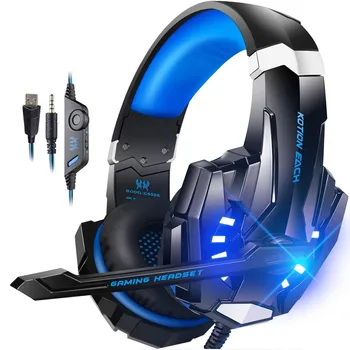 

G9000/G2000 Gaming Headphones for Computer PS4 Adjustable Bass Stereo PC Gamer Over Ear Wired Headset With Mic Gifts