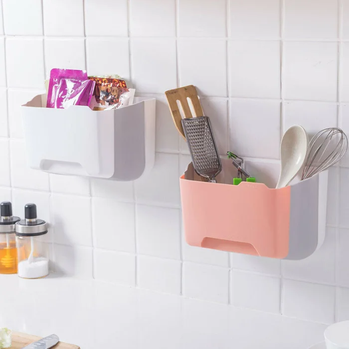 Hot Folding Hanging Trash Can Garbage Waste Bin Wall Mounted Kitchen Cabinet Holder D6