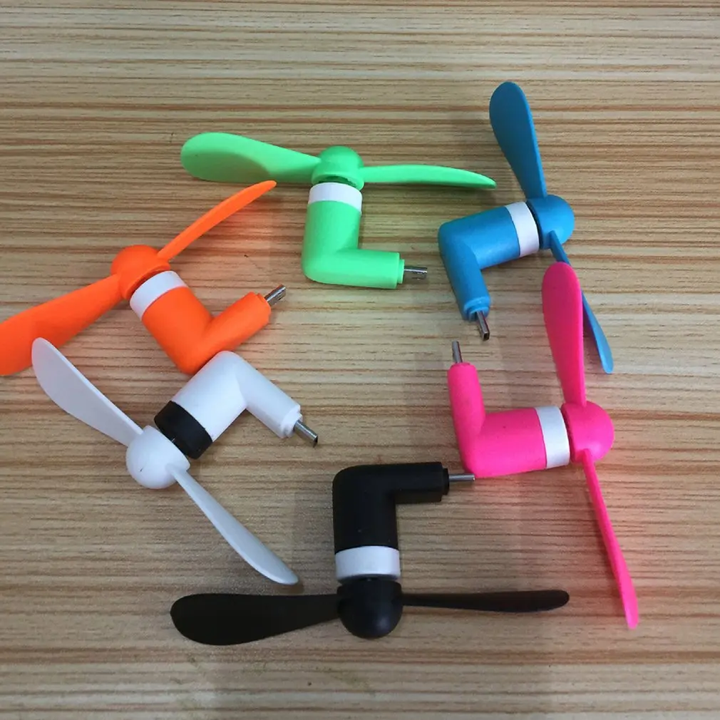 For Android Portable Cool Micro USB Fan Mobile Phone USB Fans Low Voice For Android Mobile Phone USB Power Supply
