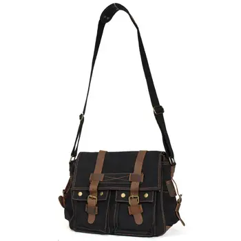 

High Quality Vintage Men Canvas Shoulder Bag Computer Bags Messenger Hand Bag Satchel Satchel Travel Outdoor Crossbody Bags