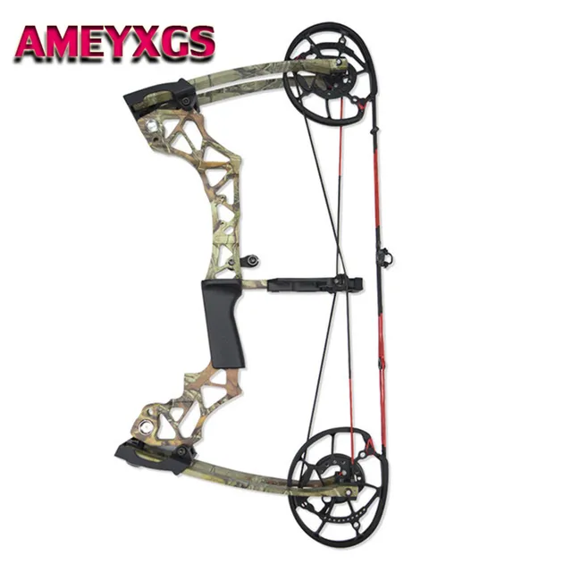  US $319.06 Compound Dual Catapult Steel Ball Archery Bowfishing Adult Adjustable 60lbs Dual 