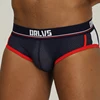 ORLVS Brand sexy gay briefs men jockstrap male underwear cueca tanga slip homme kincker for men quick dry gay bikini briefs mesh ► Photo 3/6