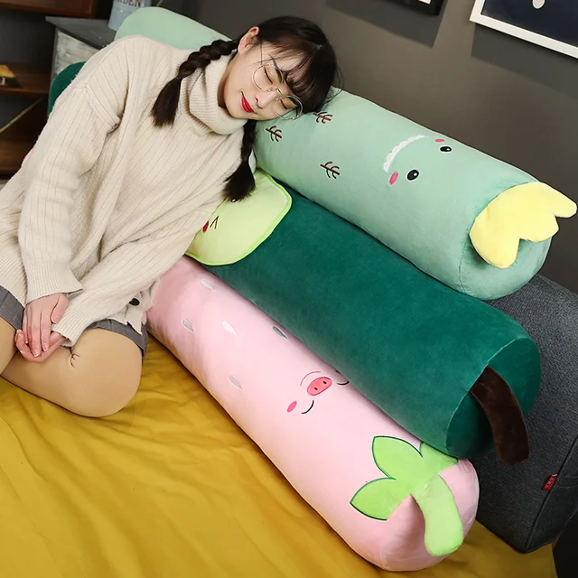 Cartoon Plush Toys Avocado Cute Dinosaur Long Soft Toys Office Lunch Break Nap Sleep Pillow Cushion Stuffed Gift Doll for Kids 2
