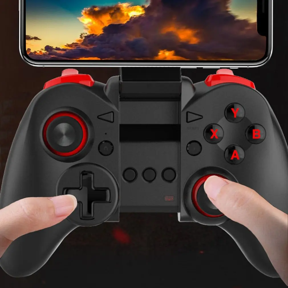 Беспроводной геймпад X5Plus, игровой джойстик, пульт дистанционного управления для селфи, держатель для телефона, джойстик для смартфона