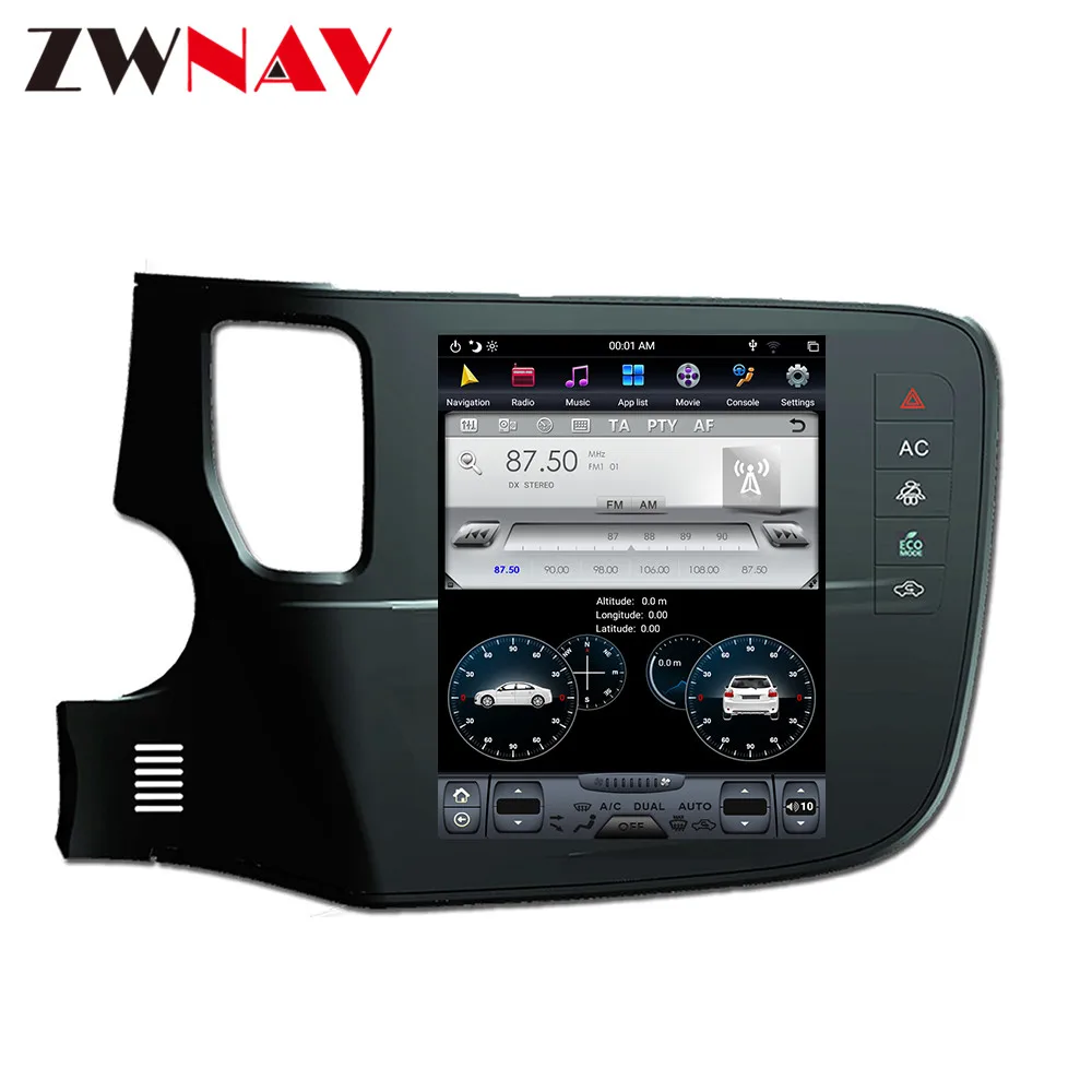 Top Android 9.0 4GB RAM Tesla style Car GPS Navigation For Mitsubishi OUTLANDER 2014+ head unit auto multimedia player tape recorder 3 Top Android 9.0 4GB RAM Tesla style Car GPS Navigation For Mitsubishi OUTLANDER 2014+ head unit auto multimedia player tape recorder 3