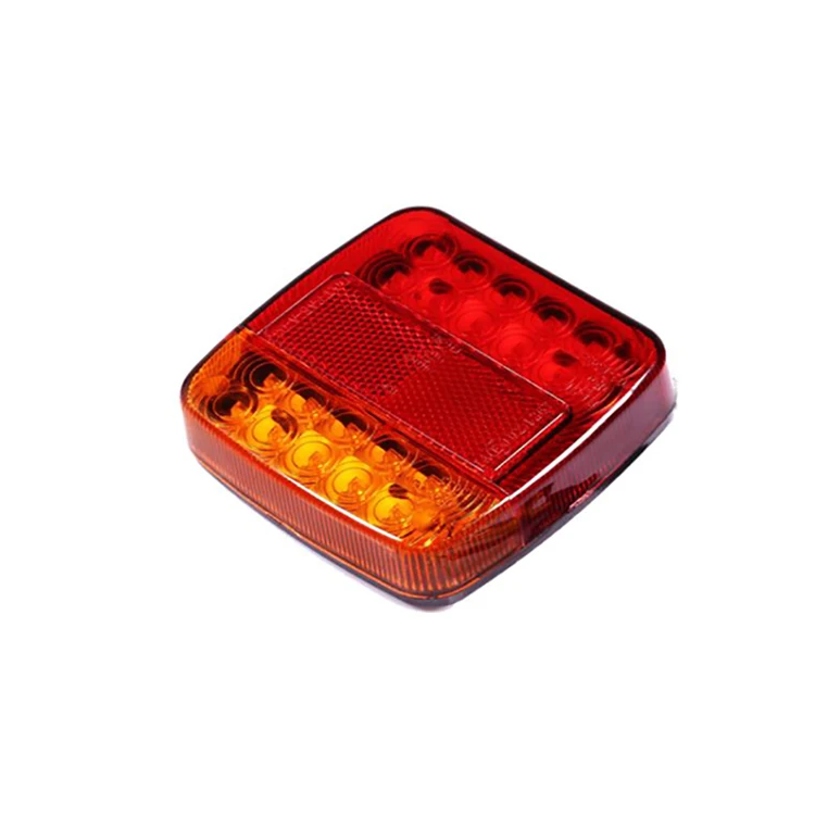 Nlpearl 1pcs Car Light Assembly 26LED Rear Tail Light for Trailers Waterproof Stop Warning Lights For Car Truck Caravan ATV 12V - Цвет: 1PCS-Red-Yellow