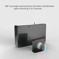 Serrure de sécurité intelligente à empreintes digitales T4, serrure de tiroir à empreinte digitale pour chambre à coucher, armoire d'étude, garde robe, Protection de la vie privée 