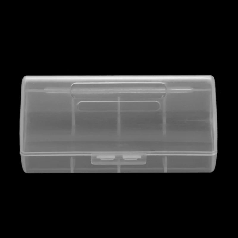 

Transparent Plastic Case Holder Container Battery Storage Box For 1X 26650 Battery WXTA