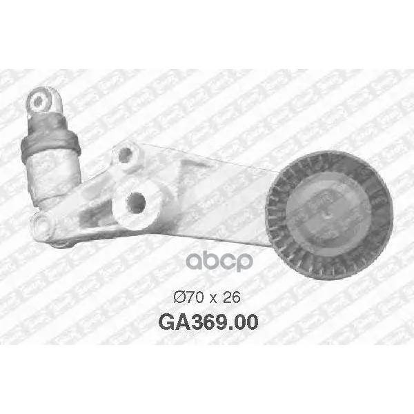 Ролик Натяжной Поликлинового Ремня Toyota: Mr2, Avensis, Corolla, Rav4, Corolla Verso, Celica NTN-SNR арт. GA369.00