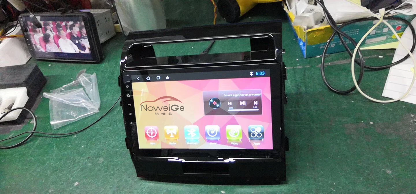 Gloss T3 4 co 1 16 NaweiGe10.1Inch Android сенсорный экран головное устройство для Toyota Land Cruiser 200 2008- автомобильный dvd-плеер для Toyota LC200 старое радио - Цвет: Gloss T3 4 co 1 16