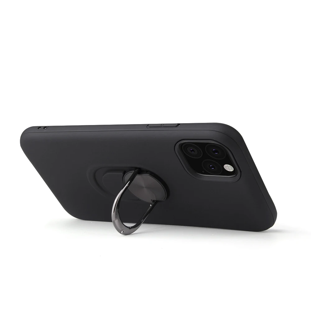 Роскошный армированный противоударный силиконовый чехол для IPhone 11 Pro XS Max X XR 7 8 6 PC бампер чехол для IPhone 6S 7 8 Plus металлическое кольцо